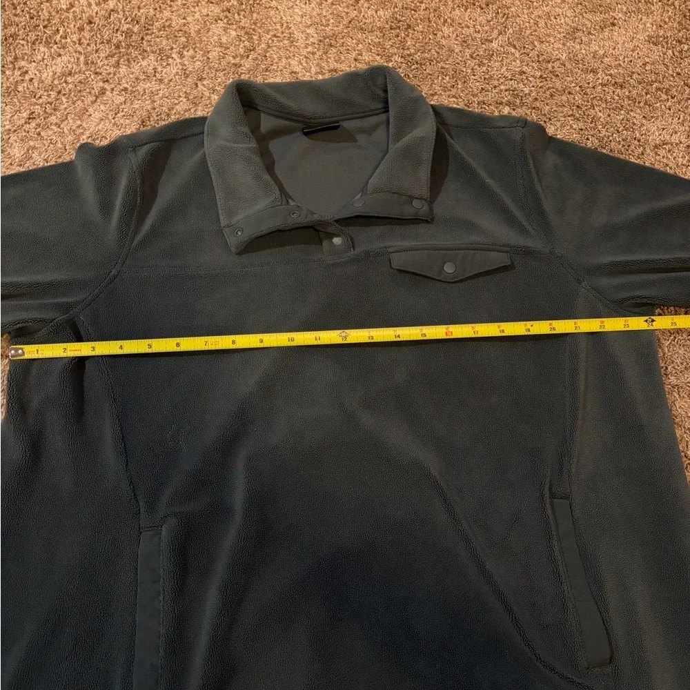 32 Degrees Heat Women’s Basil Green Midweight Snap Arctic Fleece Pullover 2XL - Picture 5 of 6